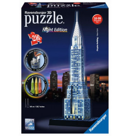 Ravensburger 125951 Puzzle 3D Chrysler Build Night Edition 216 Teile