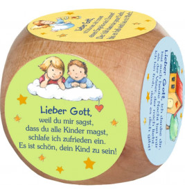 Mein Gebetswürfel zur guten Nacht