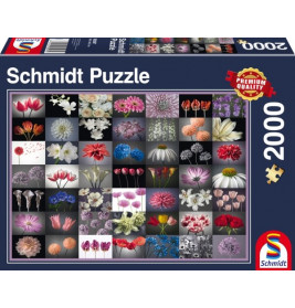 Schmidt Spiele Blumengruß, Puzzle 2000 Teile