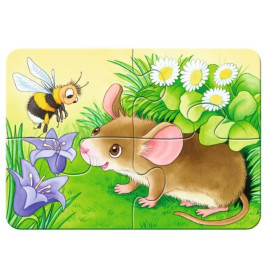 Ravensburger 069521 My First Puzzle Süße Gartenbewohner  2 / 4 / 6 / 8 Teile