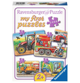 Ravensburger 069545 My First Puzzle Bei der Arbeit 2 / 4 / 6 / 8 Teile