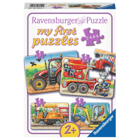 Ravensburger 069545 My First Puzzle Bei der Arbeit 2 / 4 / 6 / 8 Teile