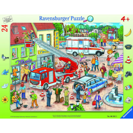 Ravensburger 065813 Rahmenpuzzle 110, 112 - Eilt herbei! 24 Teile Ravensburger 065813 Rahmenpuzzle 110, 112 - Eilt herbei! 24 Teile