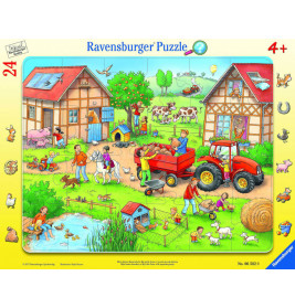 Ravensburger 065820 Rahmenpuzzle Mein kleiner Bauernhof 24 Teile