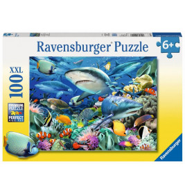 Ravensburger 109517 Puzzle Riff der Haie 100 Teile