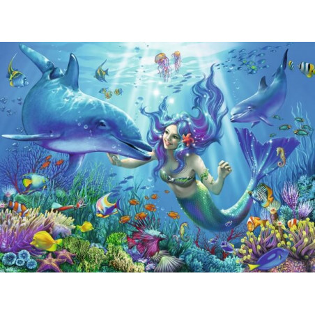 Ravensburger 136780 Puzzle Leuchtendes Unterwasserparadies 200 Teile