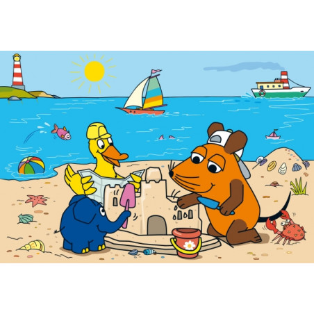 Kinderpuzzle Die Maus, Gute Freunde, 3x24 Teile Kinderpuzzle Die Maus, Gute Freunde, 3x24 Teile
