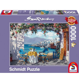 Schmidt Spiele Puzzle Sam Park Rendez-vous auf Mykonos 1000 Teile