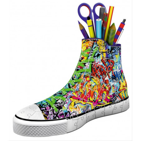 Ravensburger 125357 Puzzle 3D Sneaker Graffiti Style 108 Teile