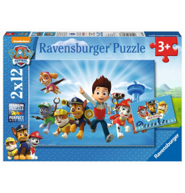 Ravensburger 75867 Puzzle: Ryder und die Paw Patrol 2x12 Teile