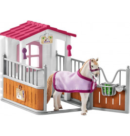 Schleich Horse Club 42368 Pferdebox mit Lusitano Stute