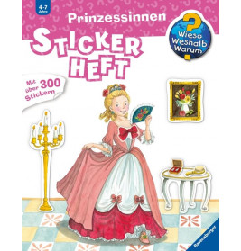Ravensburger  - WiesoWeshalbWarum? Stickerheft: Prinzessinne
