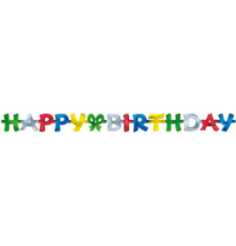 Partykette Happy Birthday 140 x 11 cm