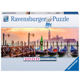 Ravensburger 150823 Puzzle: Gondeln in Venedig 1000 Teile