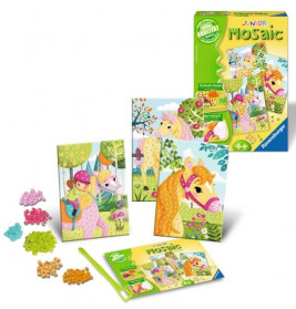 Ravensburger 183418 Mosaic Junior 4+: Horses