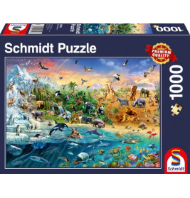 Puzzle Die Welt der Tiere 1000 Teile