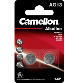 Camelion Batterien Knopfzelle LR 44 Alkaline 2er Blister