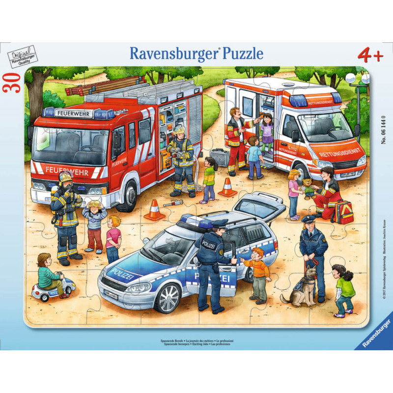 Ravensburger 061457 Puzzle Spannende Berufe 30 Teile