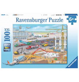Ravensburger 106240 Puzzle Baustelle am Flughafen 100 Teile