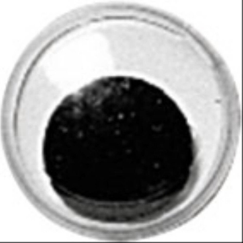 Wackelaugen, 12 mm, schwarz/weiss