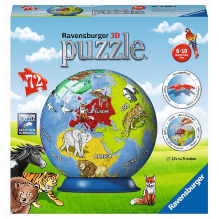 Ravensburger 118403 Puzzleball Kindererde 72 Teile