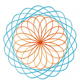 Ravensburger 297115 Mini Spiral Design.Orange