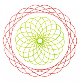 Ravensburger 297115 Mini Spiral Design.Orange