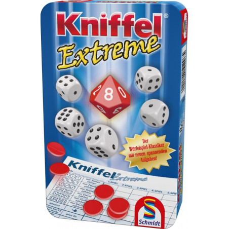 Schmidt Spiele Kniffel® Extreme Mitbringspiel in der Metalldose