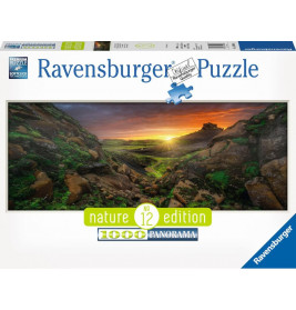 Ravensburger 150946 Puzzle: Sonne über Island 1000 Teile