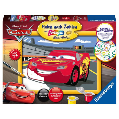 Ravensburger 278435 Malen nach Zahlen: Lightning McQueen