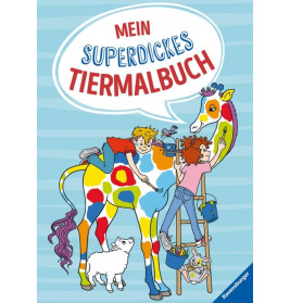 Mein superdickes Tiermalbuch - F18