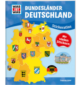 WAS IST WAS Stickeratlas Bundesländer Deutschland