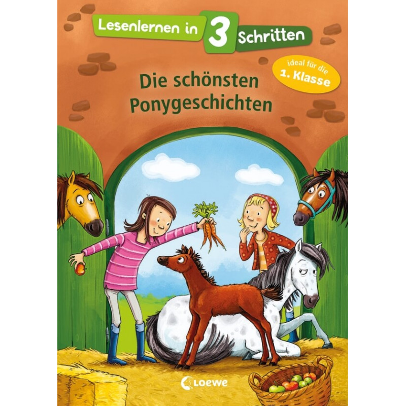 Lesenlernen in 3 Schritten - Die schönsten Ponygeschichten