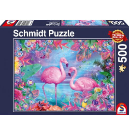 Puzzle Flamingos 500 Teile