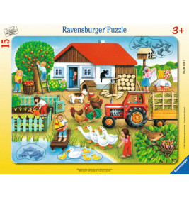 Ravensburger 60207  Rahmenpuzzle Was gehört wohin? 15 Teile
