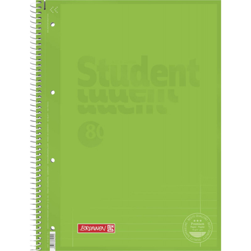 Collegeblock A4 kiwi, Lin. 27
