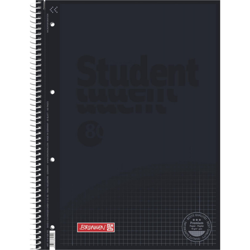 Collegeblock A4 onyx, Lin. 28