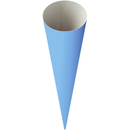Schultüten-Rohling 70 blau Schultüten-Rohling 70 blau