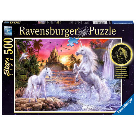 Ravensburger 148738  Puzzle Einhörner am Fluss 500 Teile