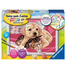 Ravensburger 280315 Malen nach Zahlen: Beste Freunde