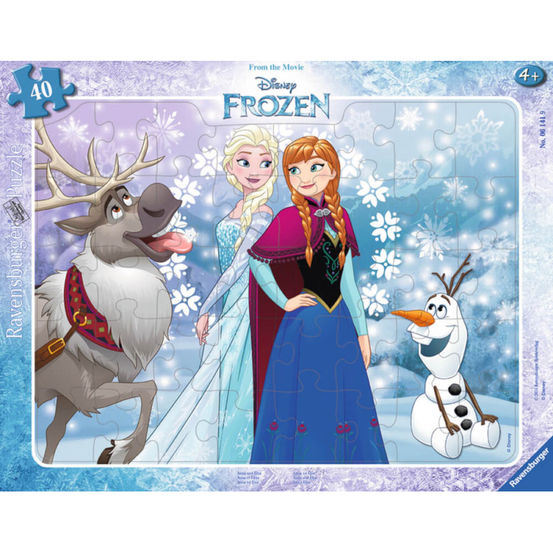 Ravensburger 61419 Puzzle: Anna und Elsa 30-48 Teile