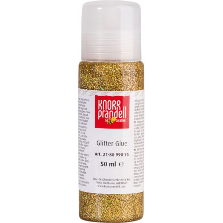 Glitter Glue 50ml gold regenbogen