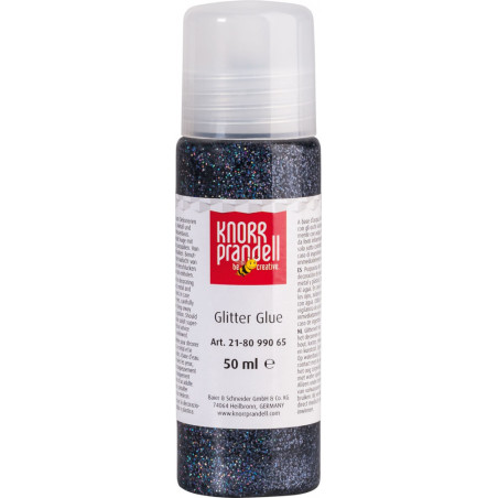 Glitter Glue 50ml grau