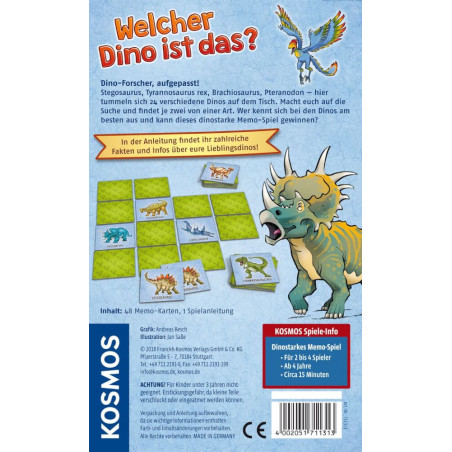 Kosmos Welcher Dino ist das?
