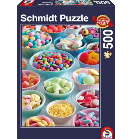 Puzzle Standard 500 Teile, Süße Leckereien