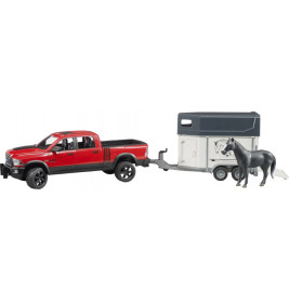 RAM 2500 Power Wagon mit Pferdeanhänger und 1 Pferd