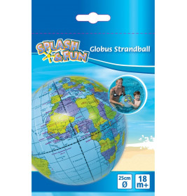 Splash & Fun Strandball Globus, Durchmesser 25 cm