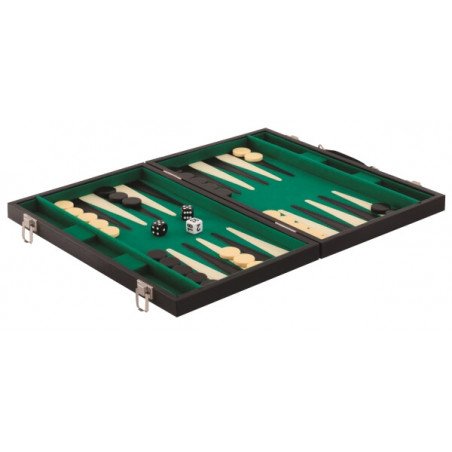 Natural Games Backgammon Kunstleder 47x37 cm