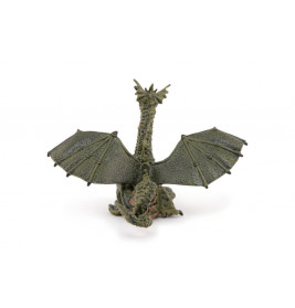 Feuerspeiender Drache Mit Flu