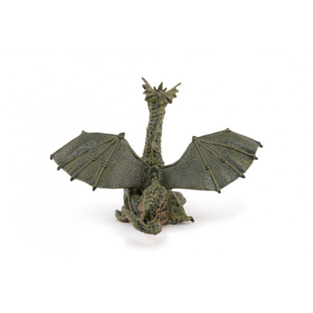 Feuerspeiender Drache Mit Flu